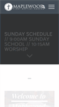 Mobile Screenshot of maplewoodfbc.com