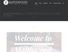 Tablet Screenshot of maplewoodfbc.com